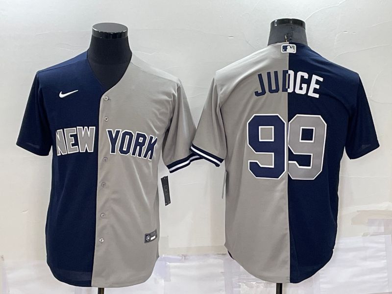 Men New York Yankees #99 Judge Blue Grey 2022 Nike MLB Jersey->indianapolis colts->NFL Jersey